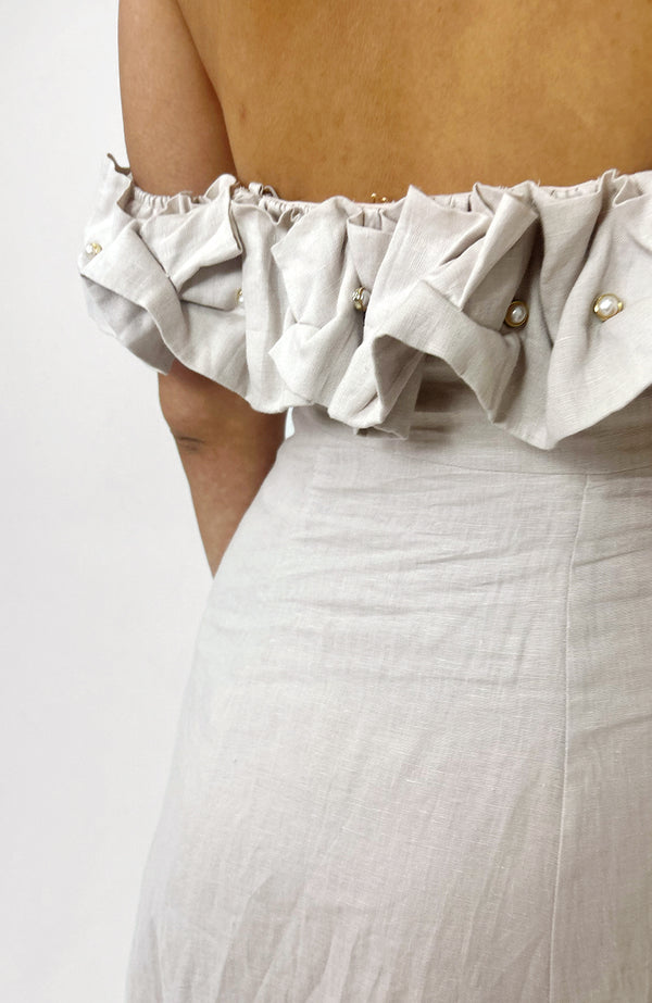 BRIDGETTE OFF SHOULDER MAXI DRESS