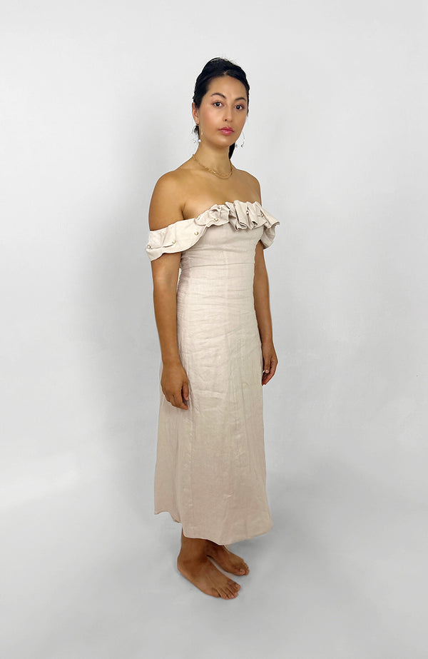 BRIDGETTE OFF SHOULDER MAXI DRESS