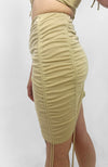DANI RUCHED MINI SKIRT