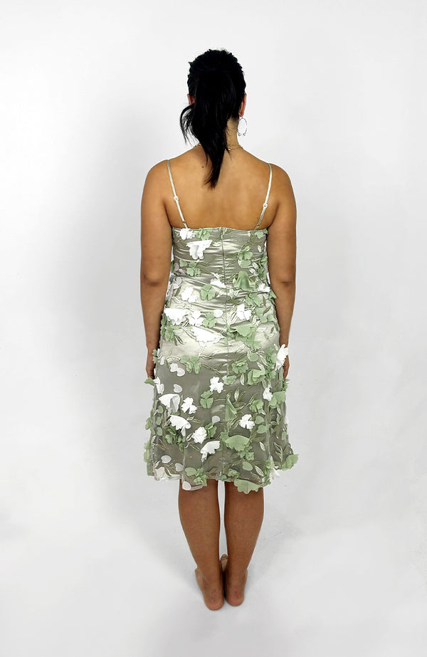 ELODIE EMBROIDERED MIDI DRESS